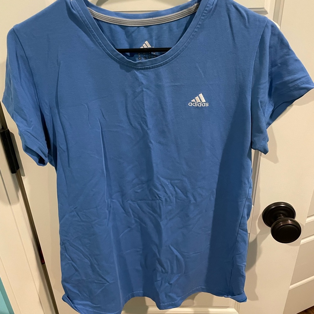 Blue adidas’s shirt